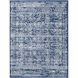Hauteloom Michie Dark Blue Area Rug - 1 of 4