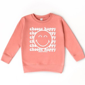 The Juniper Shop SmileyWorld Choose Happy Smiley Face Toddler Sweatshirt - 1 of 4