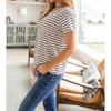 Women's You're My Sweetheart Striped Top - Sew In Love - 3 of 4