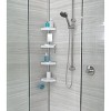 HiRise Four Corner Standing Shower Caddy with 9' Tension Pole Rust Proof Aluminum Shower Organizer - Better Living Products - image 4 of 4