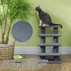25" 4-Step Multi-Level Carpeted Cat Scratching Post Pet Stairs - 4 of 4