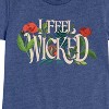 Girls' - Wicked - Elphaba -Youth Girls Short Sleeve T-Shirt Fitted Short Sleeve Graphic T-Shirt - 2 of 4