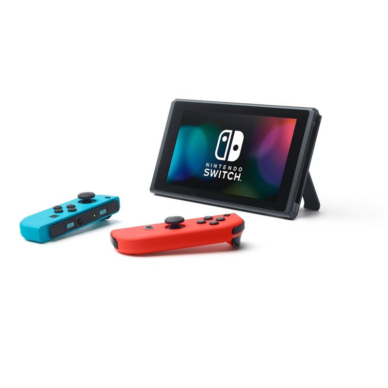 Nintendo Switch Joy-Con Neon Blue/Red + Mario Kart 8 Deluxe + 3 Month Online Bundle, 4 of 11