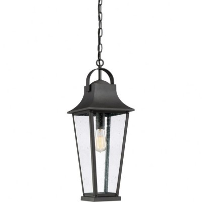 Galveston Mini Transitional 1-Light Mottled Black Pendant