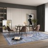Washable Vintage Area Rug for Living Room, Non-Slip Non-Shedding Carpet, Low Pile Foldable Soft Accent Rug, Indoor Floor Mat for Bedroom, Dining Room - 3 of 4