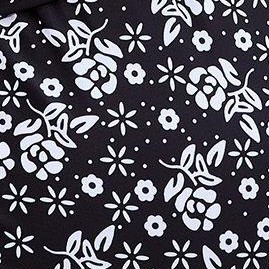 black white flowers