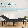 Continental Sleep, 15" Adjustable Bed Frame Base with Wall Glide, Anti-Snore, Zero Gravity Positioning, 3 Custom Positions, Black - 3 of 4