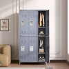 Dexmalle Modern 6 Door Metal Office Cabinet With Lock - 2 of 4