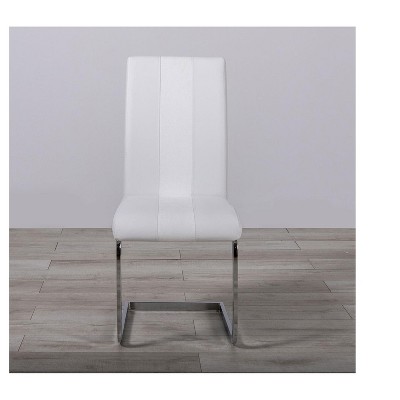 HomeStock D915 Dining Chair White Ecom Chair : Target