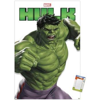 Trends International Marvel Comics Hulk Framed Target Wall Feature Version Poster 22.375\