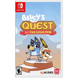 Disney - 最新！BLUEY ブルーイ　Switchスイッチゲーム Bluey's Quest for The Gold Pen - Nintendo Switch : Target