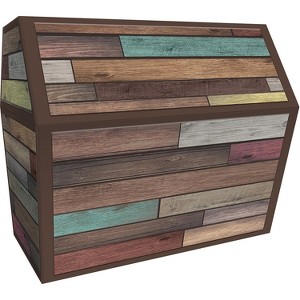 Teacher Created Resources Reclaimed Wood Design Chest 9.5" x 8" Multicolored (TCR8588) - 1 of 1