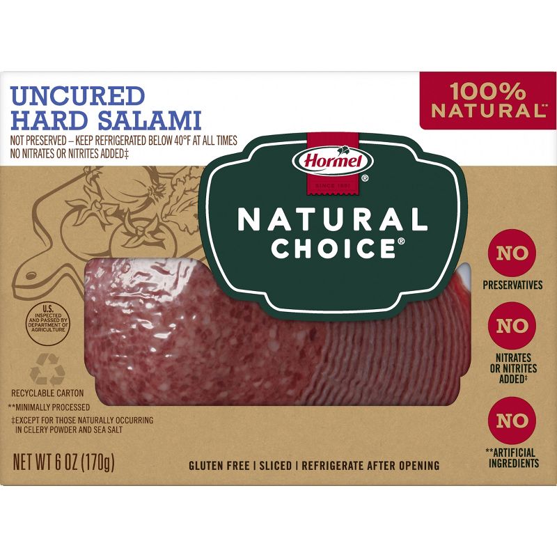 Hormel Natural Choice Hard Salami - 6oz, 1 of 7