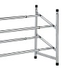 Organize It All Expandable 2 Tier Shoe Rack Chrome: Freestanding Shoe Organizer for Closet, Holds 12 Pairs, Silver - 4 of 4