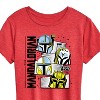 Women's - Star Wars - The Mandalorian Mando Helmet Grid Short Sleeve Graphic T-Shirt - 2 of 4