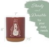 Elanze Designs Kitchen Utensil Holder With Non Slip Cork Base Large 8 Inch Ceramic Storage Crock Forest Animal Countertop Organizer Floral Bear Red - 2 of 4