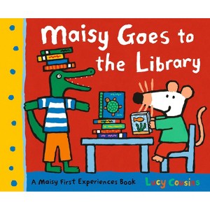 Maisy Goes to the Library - (Maisy First Experiences) by  Lucy Cousins (Paperback) - 1 of 1