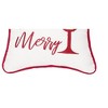C&F Home 10" x 10" Christmas "The More Merry" Small/Petite Embroidered Accent Throw Pillow - 3 of 3
