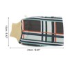 Unique Bargains Geometric Thread Style Shower Gloves for Bathroom 9.45"x5.12" Blue Gray 1Pc - 2 of 3
