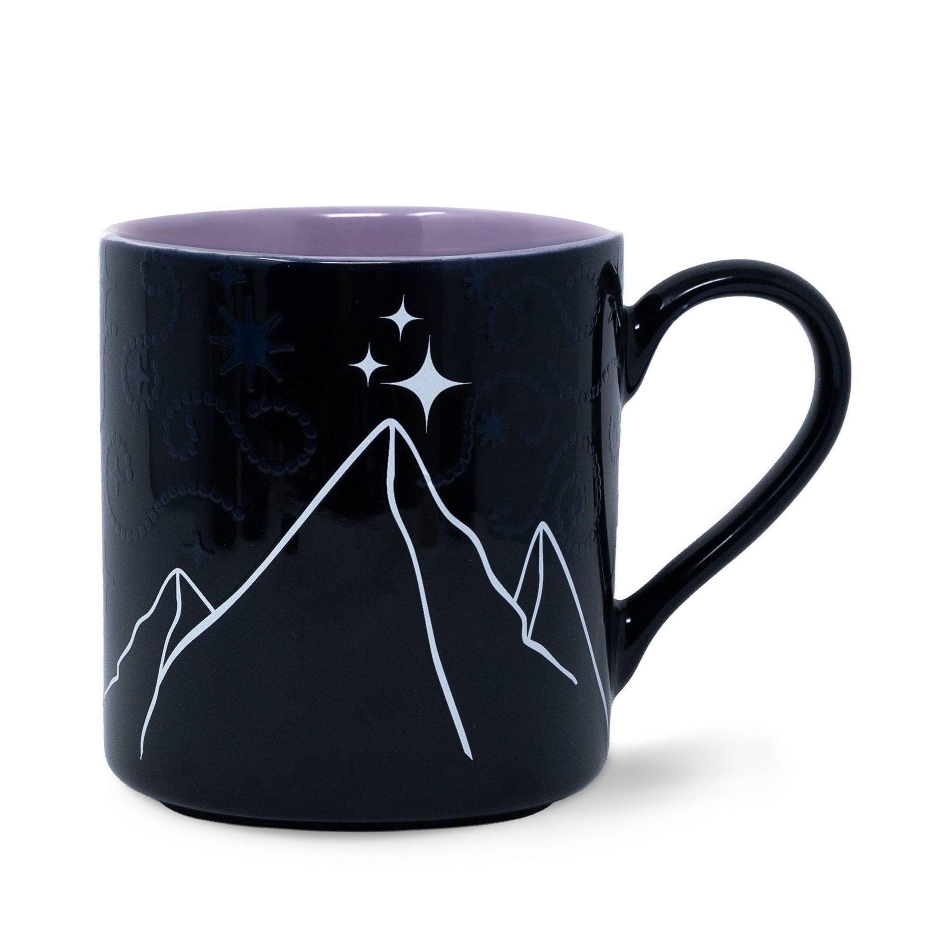 Mug 16oz Color Changing (Ceramic) - Night Court - Mountain Stars