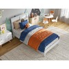 Atlantic Furniture Charlotte Twin Solid Wood Low Profile Platform Bed in White - 4 of 4