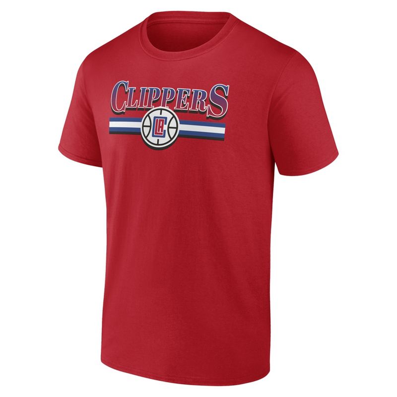 NBA Los Angeles Clippers Men&#39;s Short Sleeve Double T-Shirt, 2 of 4