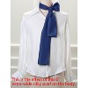 Allegra K Women's Skinny Silky Solid Color Long Scarves Waistband Neck Wraps 1 Pc - 2 of 4
