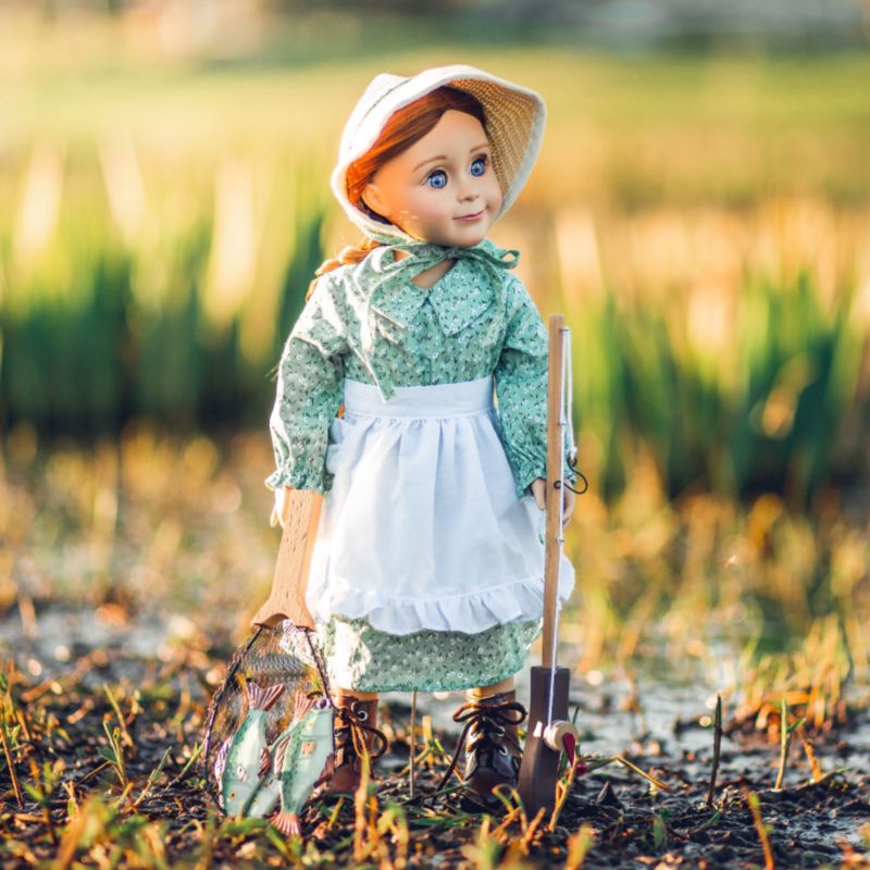 The Queen's Treasures 18 In Doll  Little House Prairie Outfit & Fishing Set, 4 of 10