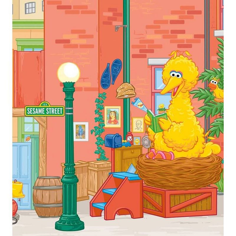 6&#39;x10.5&#39; Sesame Street Chair Rail Prepasted Kids&#39; Mural Ultra Strippable - RoomMates, 5 of 7
