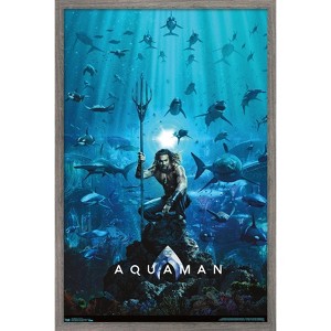 Trends International DC Comics Movie - Aquaman - One Sheet Framed Wall Poster Prints - 1 of 4