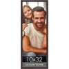 PosterPalooza | Panoramic Textured Brown Picture Frame - UV Acrylic, Foam Board Backing, Hanging Hardware - 2 of 4