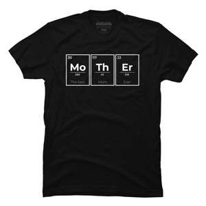 Men's Design By Humans Mother Periodic Table of Elements By BlackBerry55 T-Shirt - 1 of 2