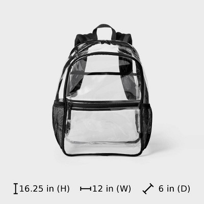 All In Motion 16.25" Clear Backpack - All In Motion™ Black — фото 5