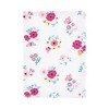Hudson Baby Infant Girl Cotton Flannel Burp Cloths Bundle, Butterfly Floral, One Size - 3 of 4