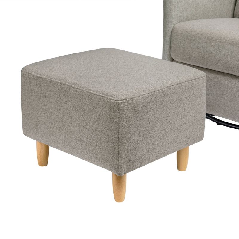 Babyletto Toco Swivel Glider and Ottoman, 4 of 14