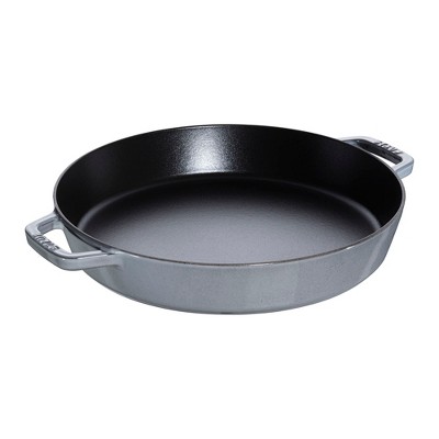 Staub Cast Iron 13-inch Double Handle Fry Pan