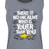 Women's - Dr. Seuss - No one Is Youer Than You Graphic Racerback Tank - 2 of 4