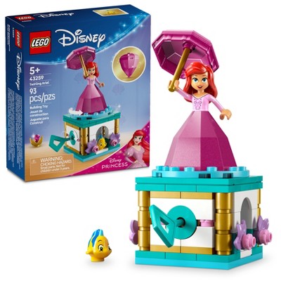 LEGO Disney Princess Twirling Ariel Building Set for Little Mermaid Fans 43259