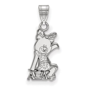 Black Bow Jewelry Sterling Silver Alpha Xi Delta Greek Life Small Pendant - 1 of 3