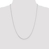 Black Bow Jewelry 0.7mm Sterling Silver Solid Diamond Cut Mirror Box Chain Necklace - 2 of 4