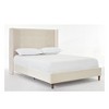 KIGFTSOD Traditional Hand Buttoned Tufting Upholstered Bed with 54" High Headboard and Nailhead Trim Wingback - 3 of 4