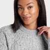 Women's Cable Crewneck Pullover Sweater - A New Day™ - image 4 of 4