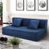 Folding Sofa Bed, Foldable Couch Bed with Pillow, Convertible Sleeper Chair Folding Sofa Mattress, Futon Floor Couch for Living Room/Bedroom/Guest - 4 of 4