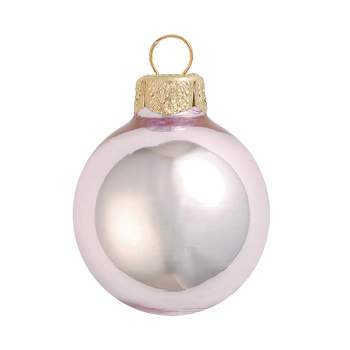 Northlight Shiny Finish Glass Christmas Ball Ornaments - 7" (180mm) - Pink