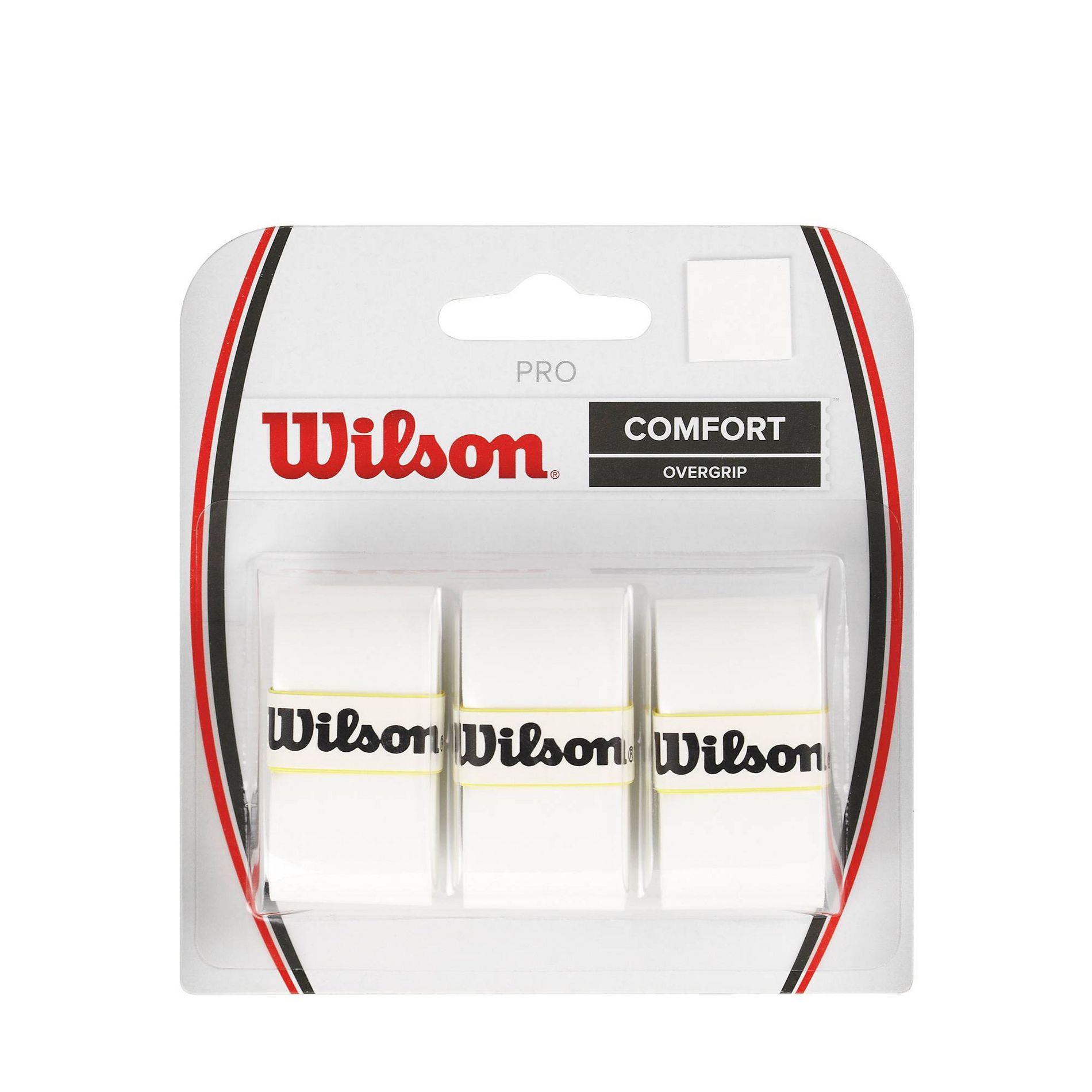 Wilson Pro Overgrip Tapes and Waxes - White: Racquet Accessory for Tennis