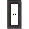 PosterPalooza | Panoramic Traditional Black Picture Frame - UV Acrylic, Foam Board Backing, Hanging Hardware - 2 of 4