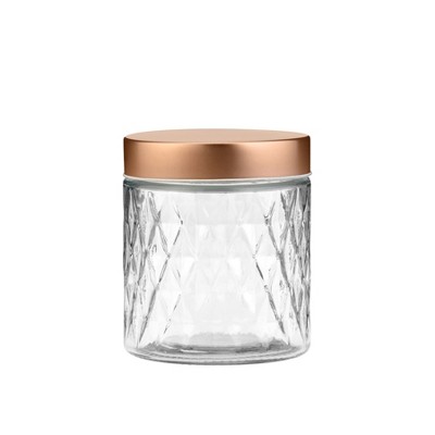 Amici Home Desmond Glass Canister, Assorted Set of 3 Sizes
