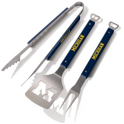 NCAA Michigan Wolverines Spirit Series BBQ 3pc Set