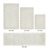 Edge Bath Rug 100% Premium Cotton Ultra-Soft Water Absorbent Tufted Solid Reversible 4 Piece Bathroom Rug Set for Machine Washable Bathmat - 2 of 4