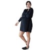 Ingrid & Isabel Maternity Belted Drape Shirt Dress - 2 of 4